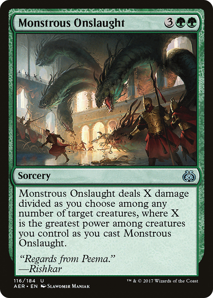 Image of Monstrous Onslaught (AER-116) - Aether Revolt