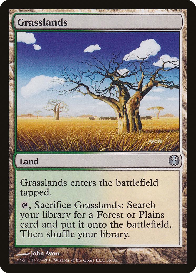Image of Grasslands (DDG-035) - Duel Decks: Knights vs. Dragons