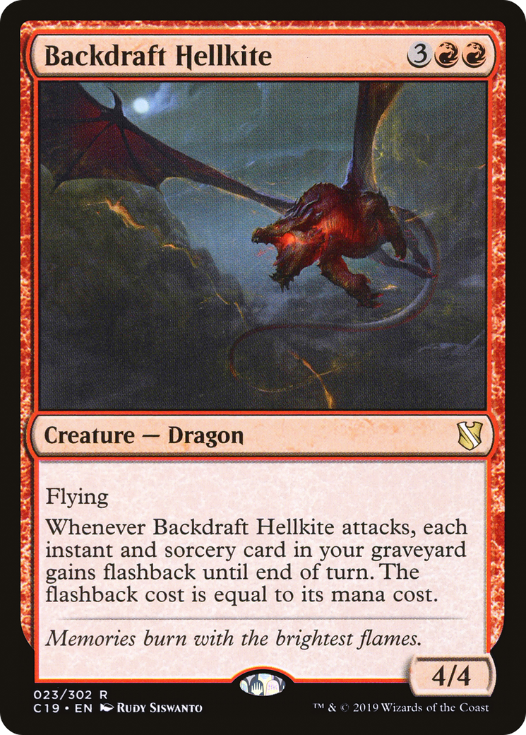 Image of Backdraft Hellkite (C19-023) - Commander 2019