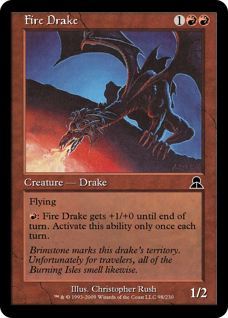 Image of Fire Drake (ME3-098) - Masters Edition III Foil