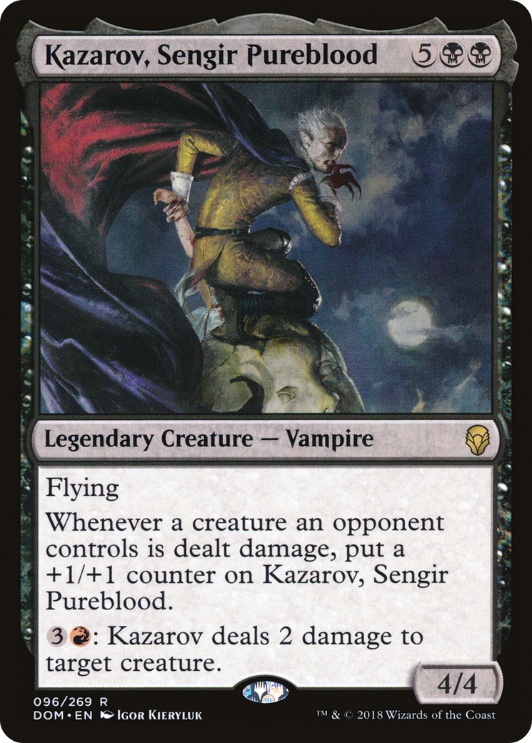 Image of Kazarov, Sengir Pureblood (DOM-096) - Dominaria