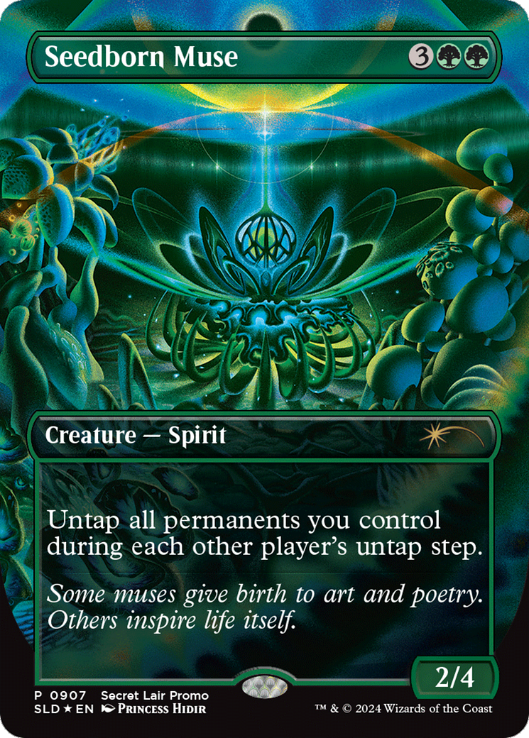 Image of Seedborn Muse (Rainbow Foil) (SLD-907) - Secret Lair Drop (Borderless) Foil
