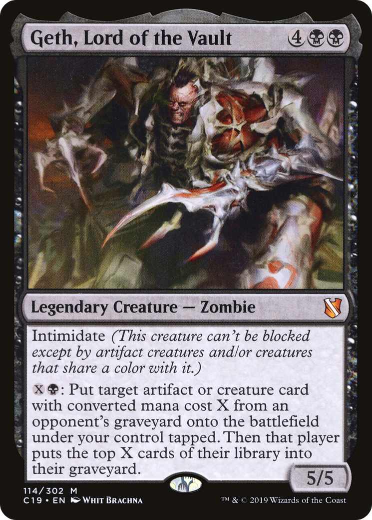 Image of Geth, Lord of the Vault (C19-114) - Commander 2019