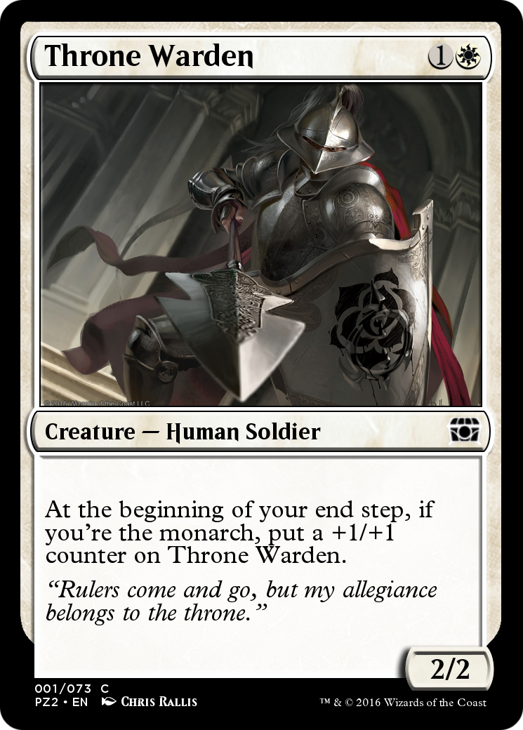 Image of Throne Warden (PZ2-001) - Treasure Chest Foil