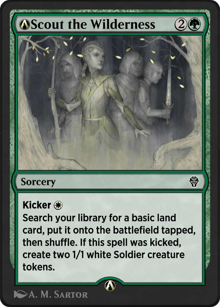 Image of A-Scout the Wilderness (DMU-A-176) - Dominaria United
