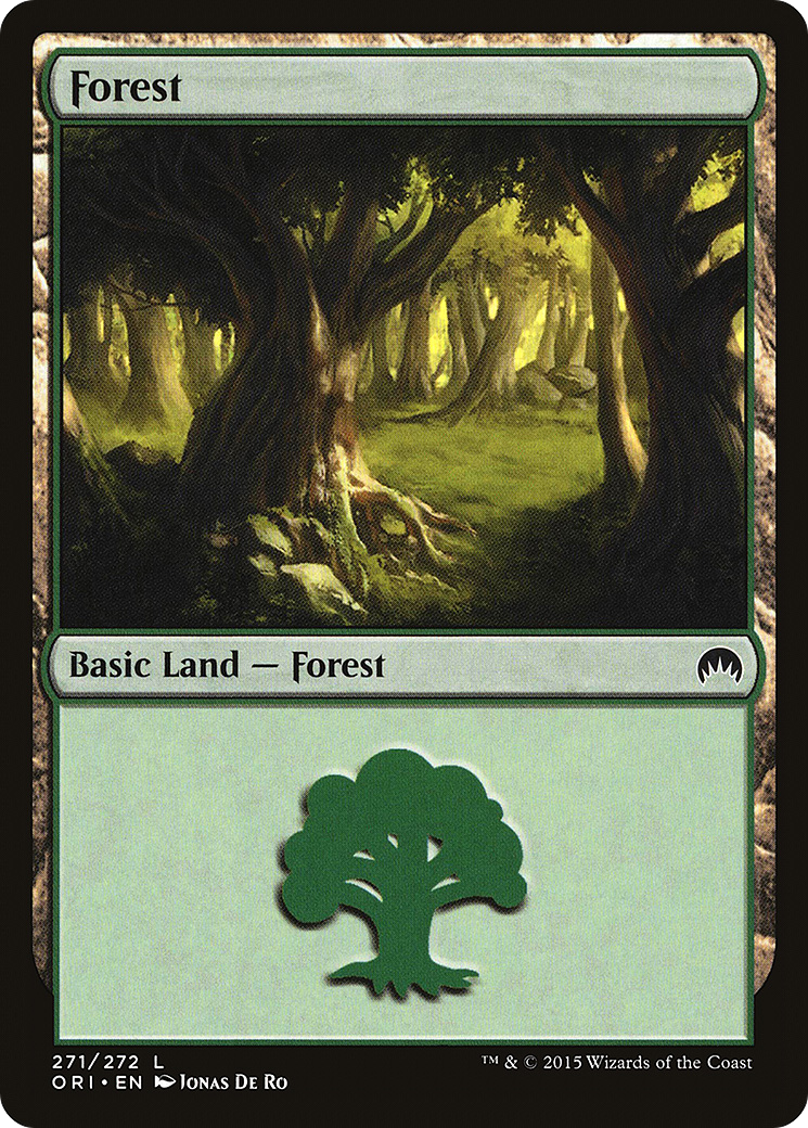 Image of Forest (271) (ORI-271) - Magic Origins Foil