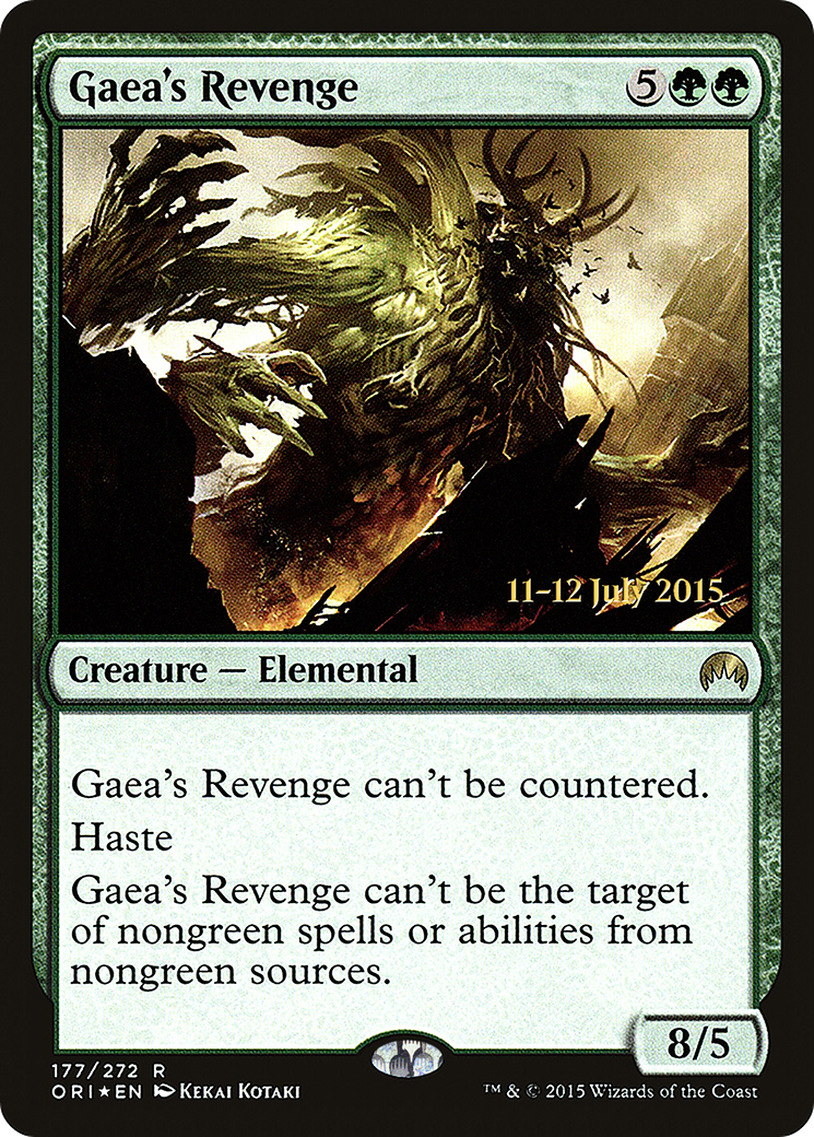 Image of Gaea's Revenge (PRE-177) - Magic Origins Promos Foil