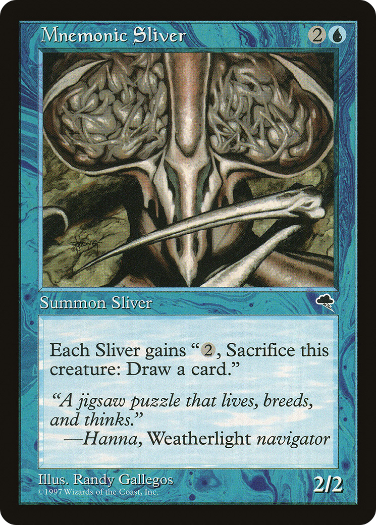 Image of Mnemonic Sliver (TMP-077) - Tempest