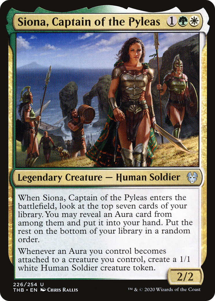 Image of Siona, Captain of the Pyleas (THB-226) - Theros Beyond Death