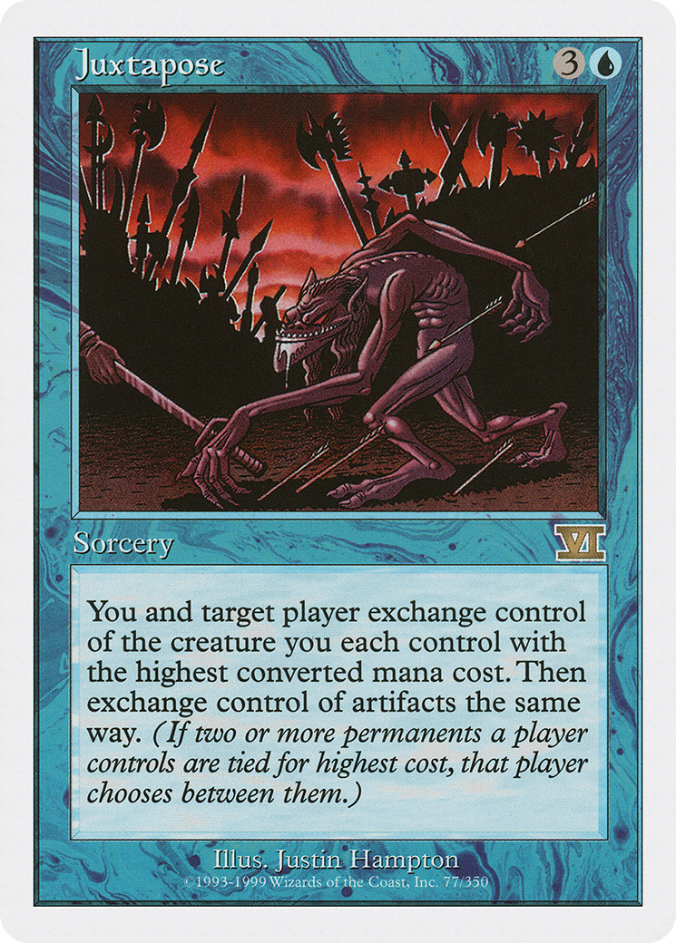 Image of Juxtapose (6ED-077) - Classic Sixth Edition