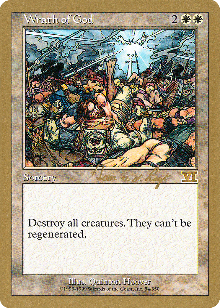 Image of Wrath of God - 2000 Tom van de Logt (6ED) (WCD-) - World Championship Decks 2000