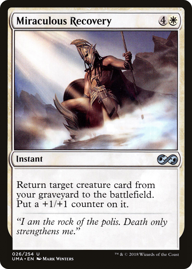 Image of Miraculous Recovery (UMA-026) - Ultimate Masters Foil