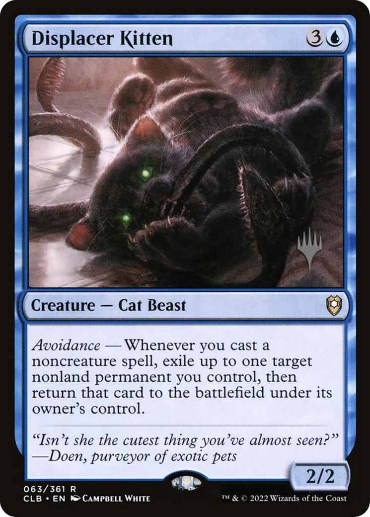 Image of Displacer Kitten (PPLCI-063) - Battle for Baldur's Gate Promos: (stamped)