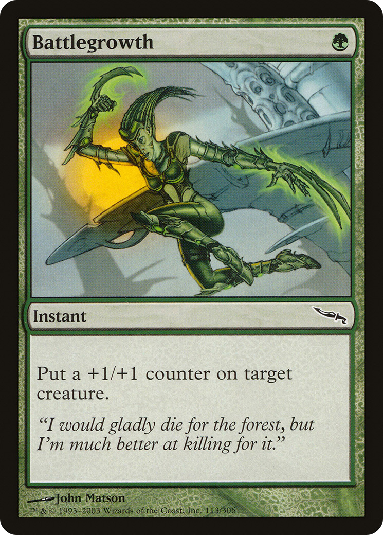 Image of Battlegrowth (MRD-113) - Mirrodin