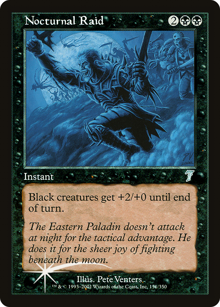 Image of Nocturnal Raid (7ED-151) - 7th Edition