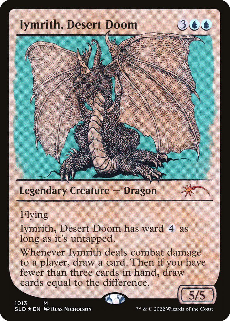 Image of Iymrith, Desert Doom (Showcase) (SLD-1013) - Secret Lair Drop: (Showcase) Foil
