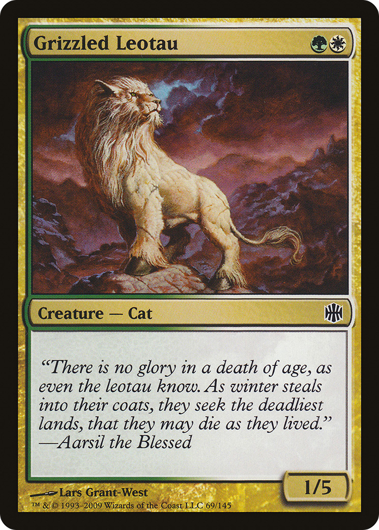 Image of Grizzled Leotau (ARB-069) - Alara Reborn