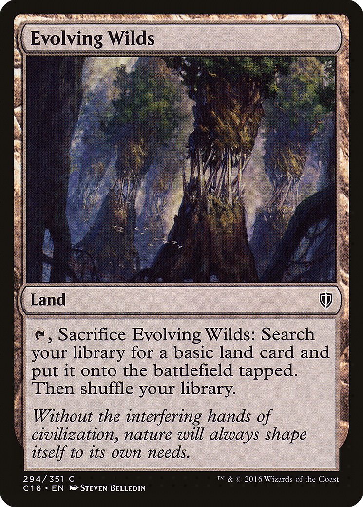 Image of Evolving Wilds (C16-294) - Commander 2016