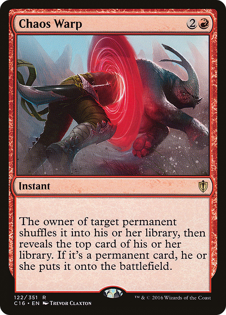 Image of Chaos Warp (C16-122) - Commander 2016
