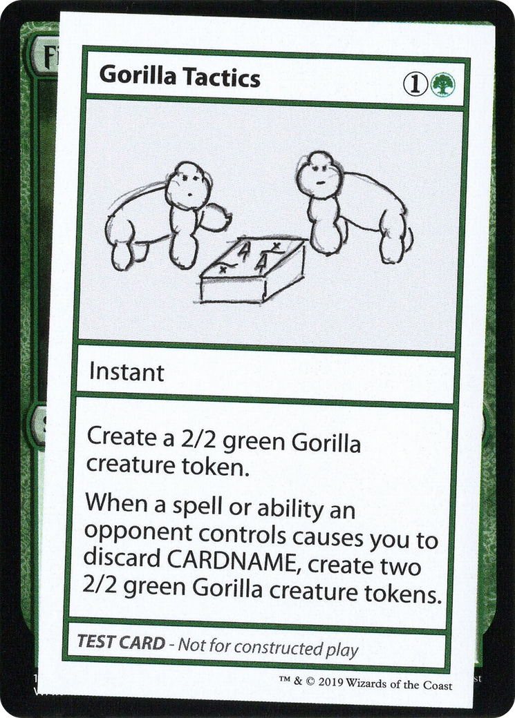 Image of Gorilla Tactics (No PW Symbol) (CMB1-) - Mystery Booster Playtest Cards 2021