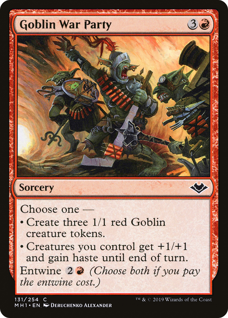 Image of Goblin War Party (MH1-131) - Modern Horizons Foil