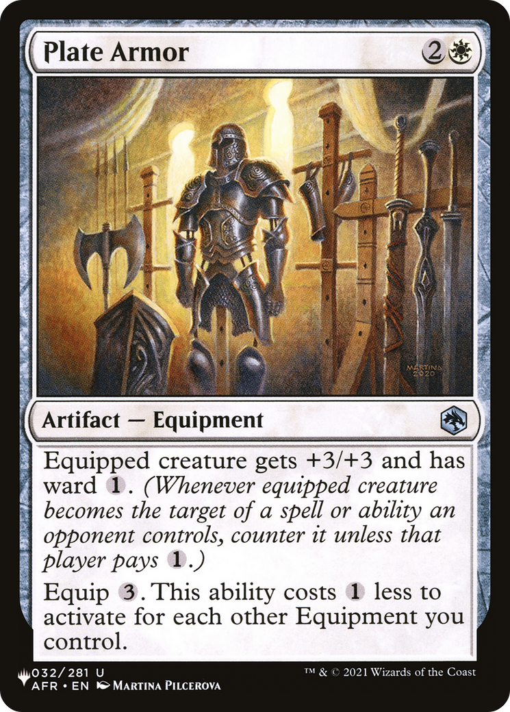 Image of Plate Armor (LIST-AFR-32) - The List