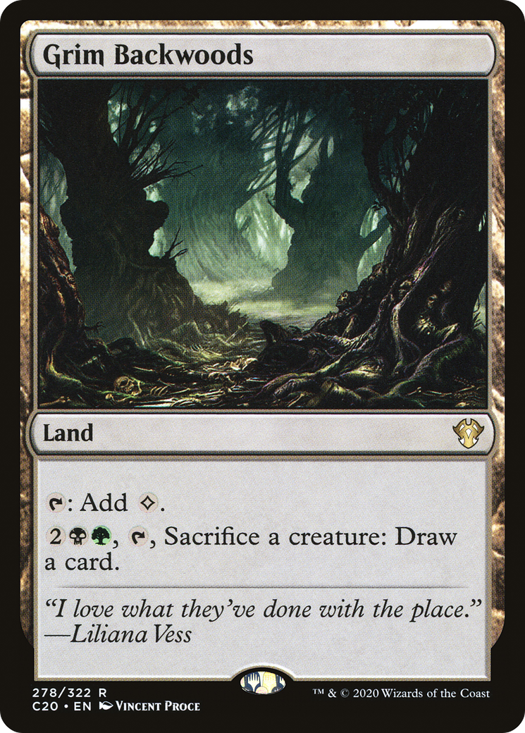 Image of Grim Backwoods (C20-278) - Commander 2020