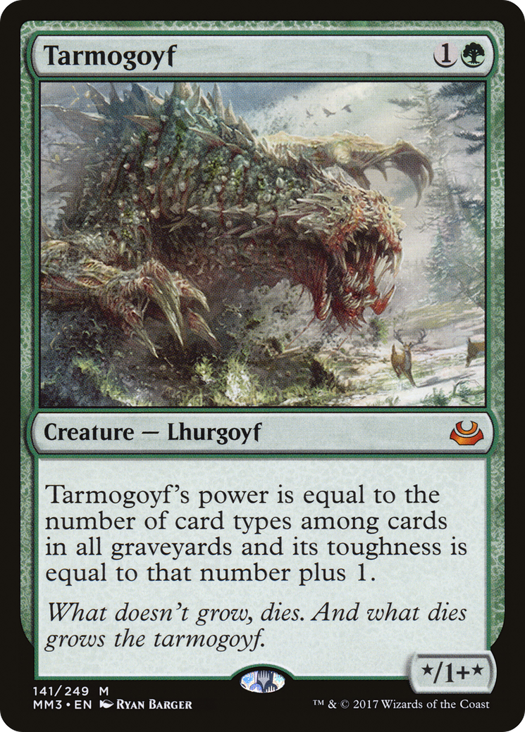 Image of Tarmogoyf (MM3-141) - Modern Masters 2017 Foil