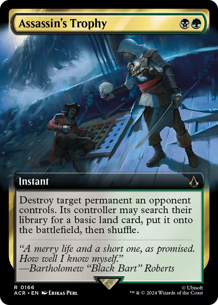 Image of Assassin's Trophy (Extended Art) (ACR-166) - Assassin's Creed: (Extended Art) Foil