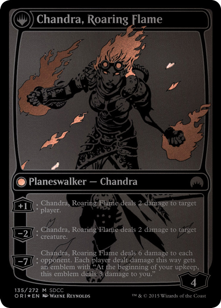 Image of Chandra, Fire of Kaladesh (SDCC 2015 Exclusive) (MEDIA-135) - San Diego Comic-Con 2015: (originpwdfc) Foil