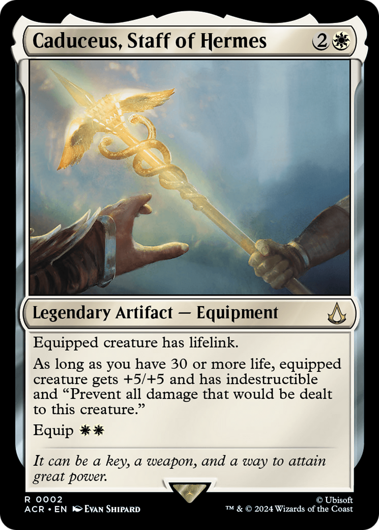 Image of Caduceus, Staff of Hermes (ACR-002) - Assassin's Creed Foil