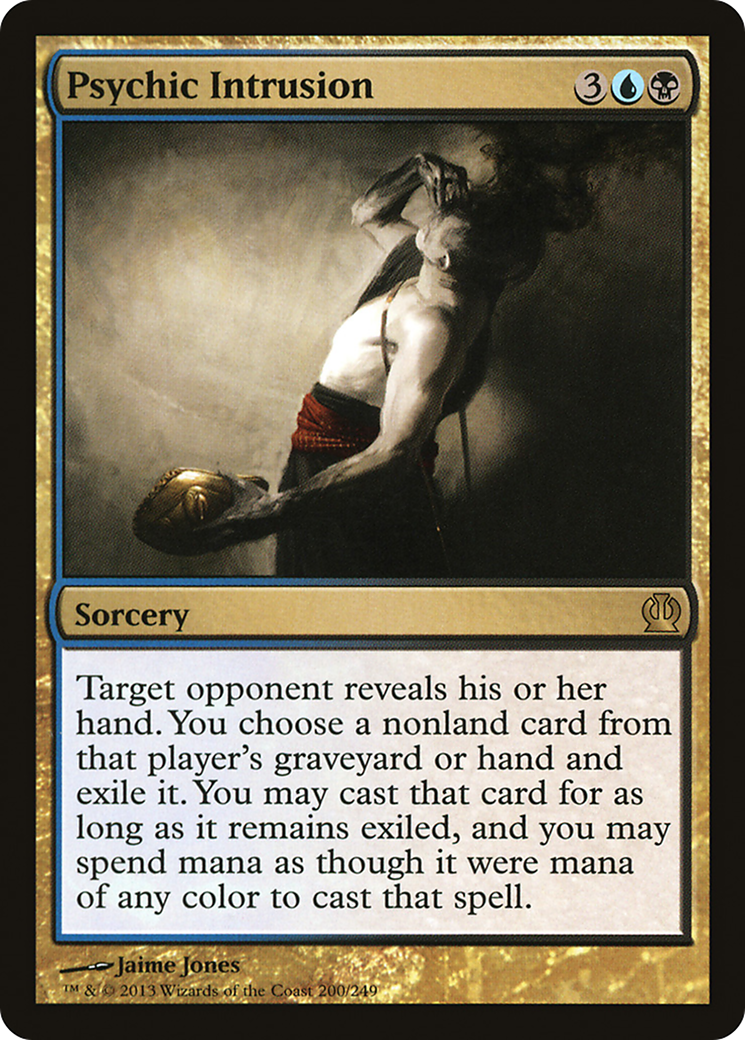 Image of Psychic Intrusion (THS-200) - Theros Foil