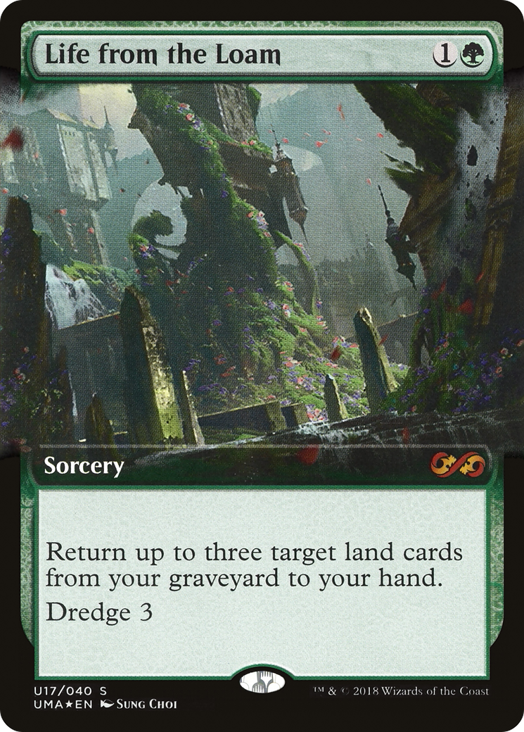 Image of Life from the Loam (UMA:BT-U17) - Ultimate Box Topper: (Extended Art) Foil
