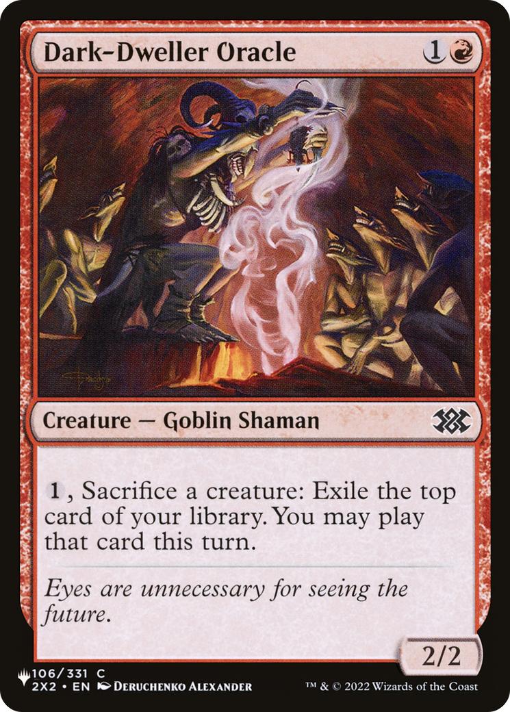 Image of Dark-Dweller Oracle (LIST-2X2-106) - The List