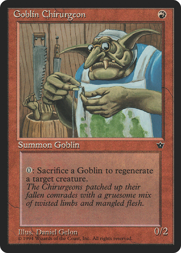 Image of Goblin Chirurgeon (Gelon) (FEM-) - Fallen Empires
