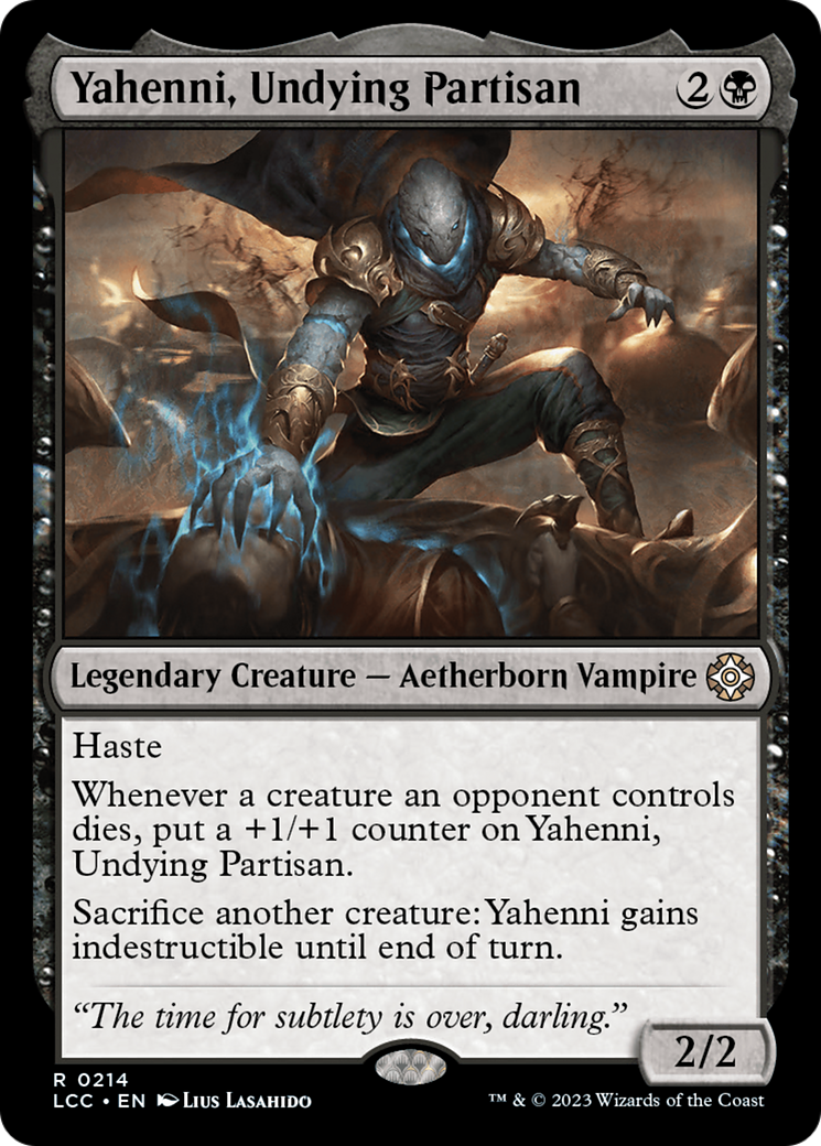 Image of Yahenni, Undying Partisan (LCC-214) - The Lost Caverns of Ixalan Commander