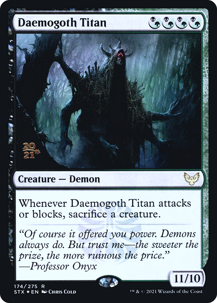 Image of Daemogoth Titan (PRE-174) - Strixhaven: School of Mages Promos Foil