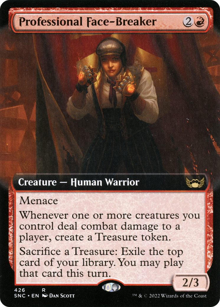 Image of Professional Face-Breaker (Extended Art) (SNC-426) - Streets of New Capenna: (Extended Art)