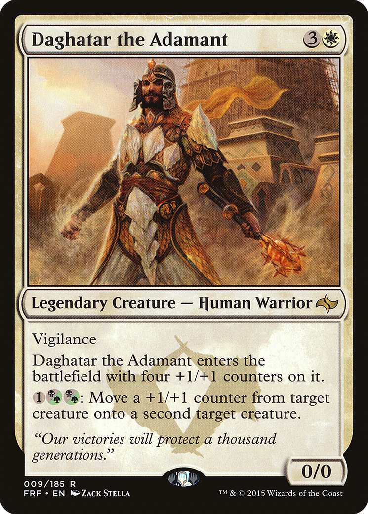 Image of Daghatar the Adamant (FRF-009) - Fate Reforged Foil