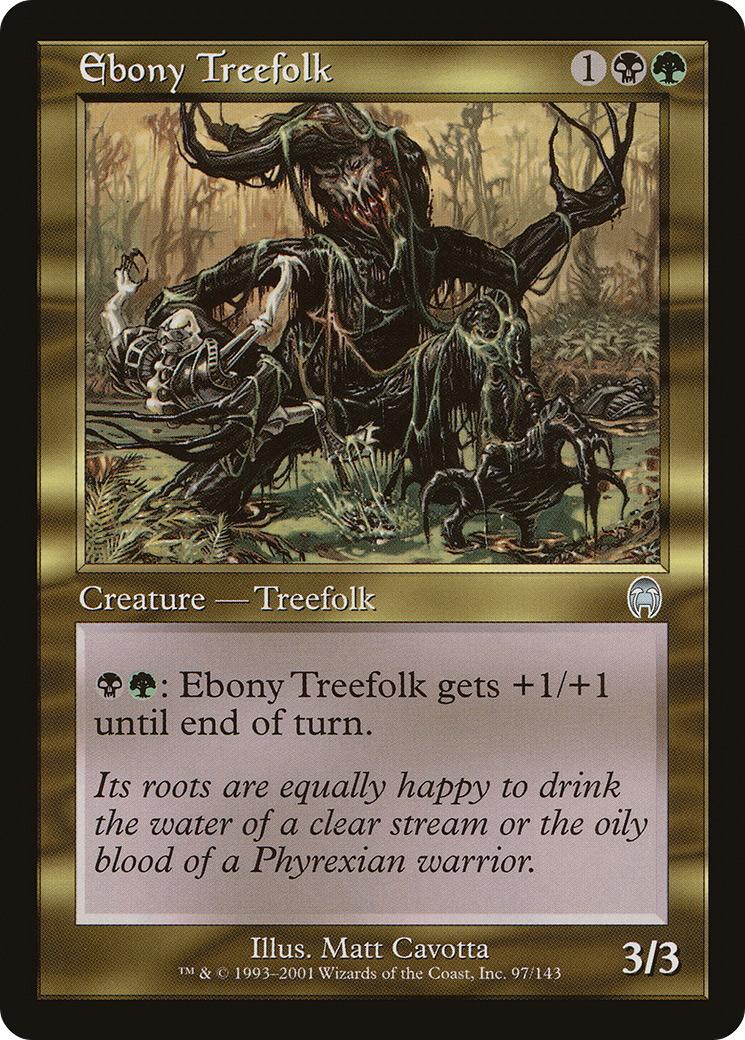 Image of Ebony Treefolk (APC-097) - Apocalypse