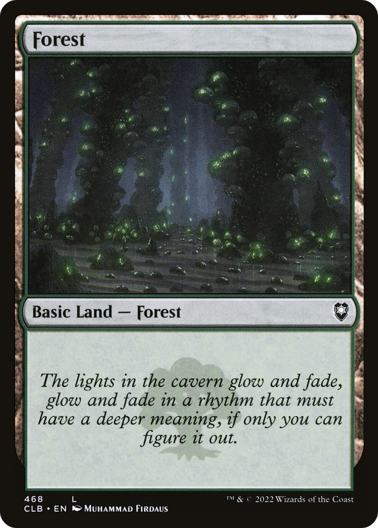 Image of Forest (468) (CLB-468) - Commander Legends: Battle for Baldur's Gate