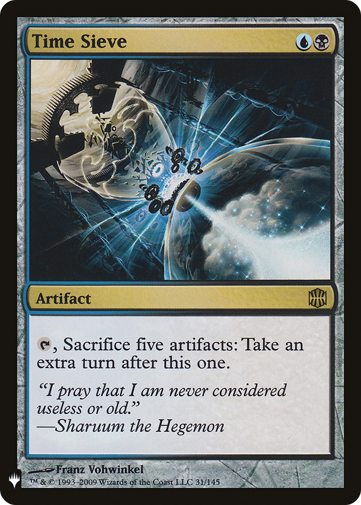 Image of Time Sieve (LIST-031) - The List