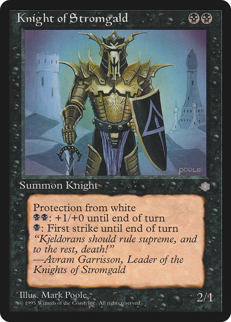 Image of Knight of Stromgald (ICE-) - Ice Age