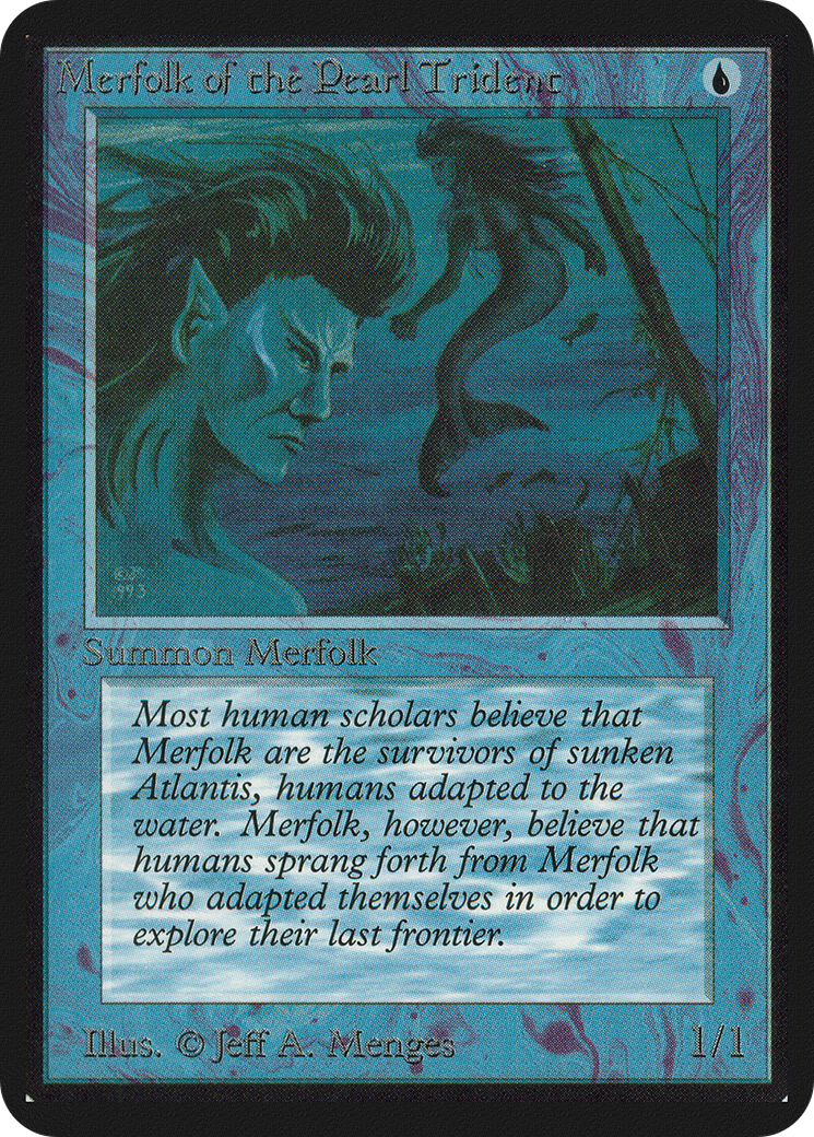 Image of Merfolk of the Pearl Trident (LEA-) - Limited Edition Alpha