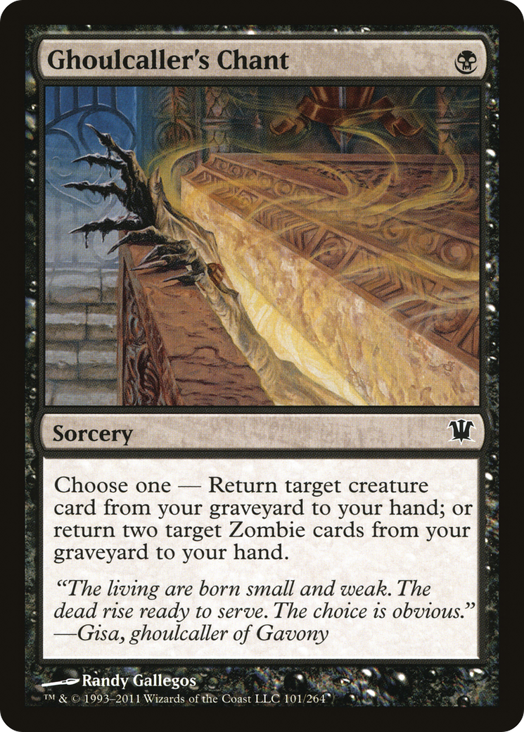 Image of Ghoulcaller's Chant (ISD-101) - Innistrad Foil