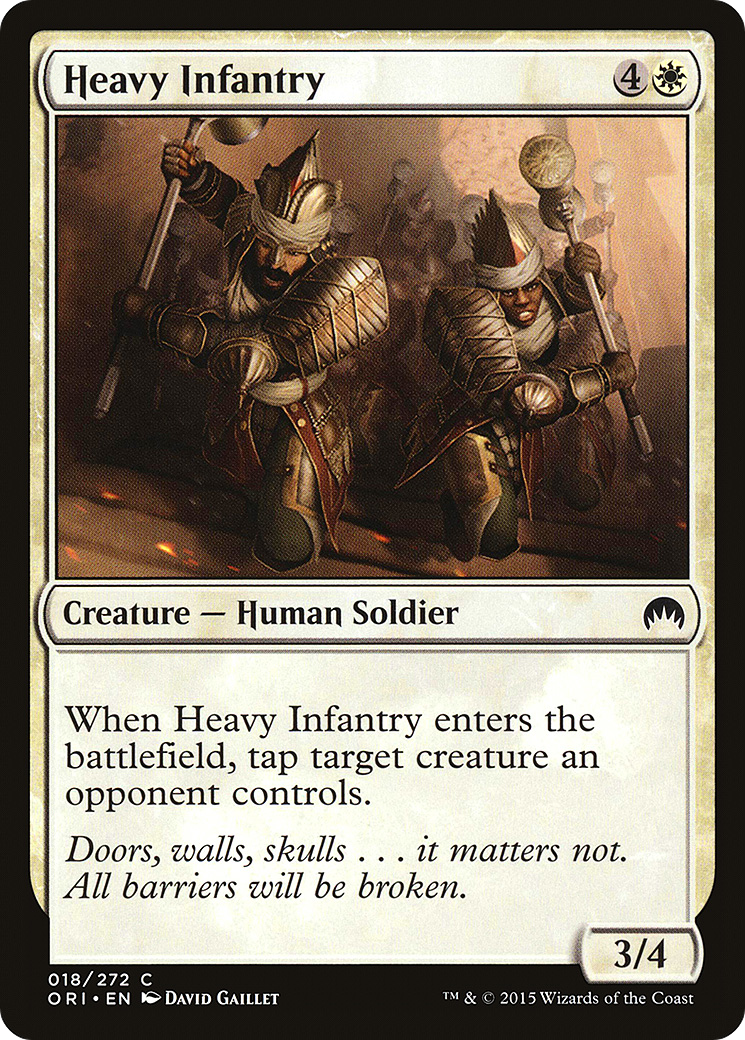 Image of Heavy Infantry (ORI-018) - Magic Origins