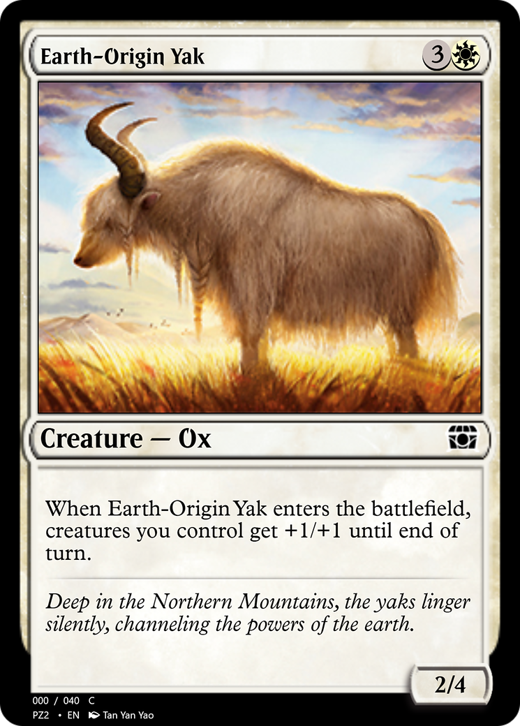 Image of Earth-Origin Yak (PZ2-70821) - Treasure Chest Foil