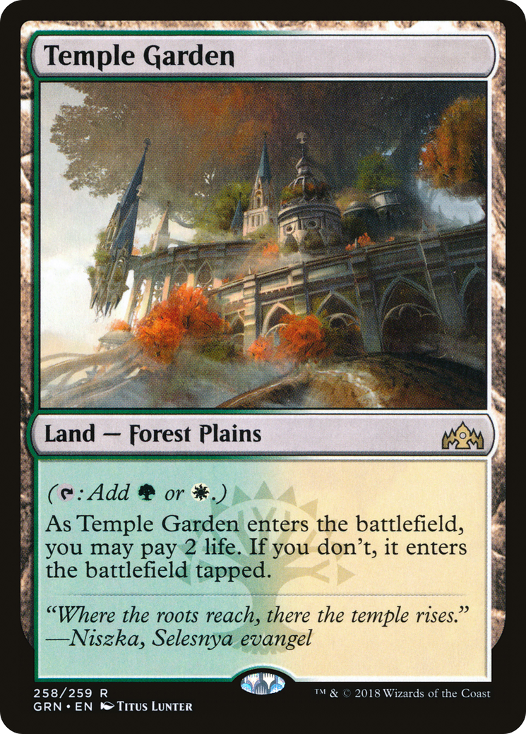 Image of Temple Garden (GRN-258) - Guilds of Ravnica