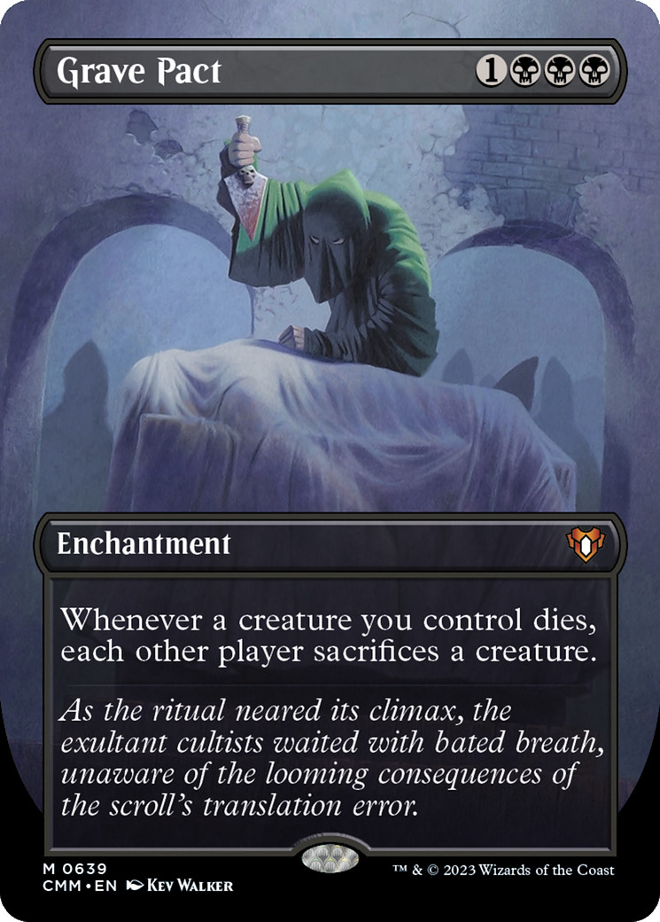 Image of Grave Pact (Borderless) (CMM-639) - Commander Masters (Borderless)