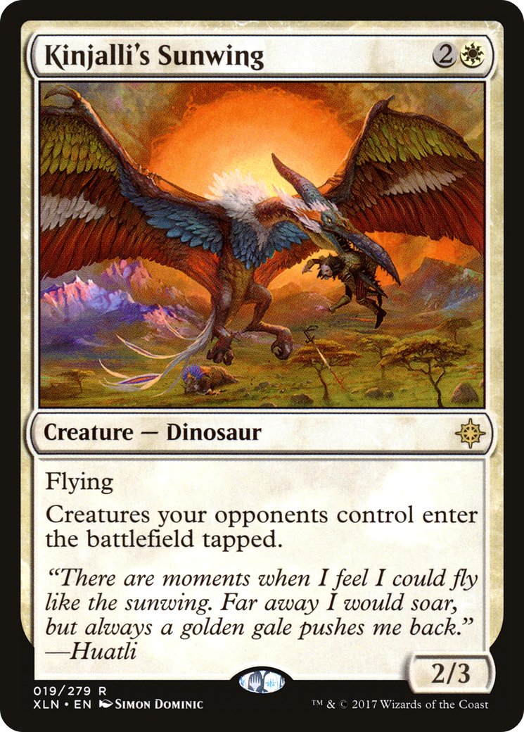Image of Kinjalli's Sunwing (XLN-019) - Ixalan